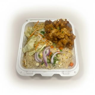 Chow Mein, Fried Rice, Orange Chicken