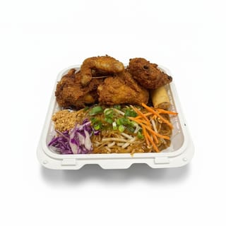 Pad Thai, 4pc Fried Chicken, Egg Roll