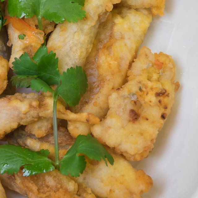 Salted Squid with Chili.