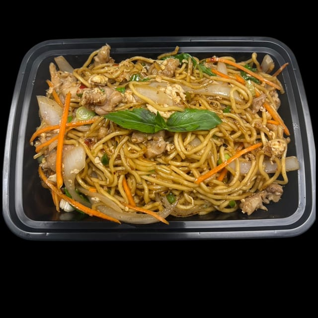 Spicy Basil Pasta.