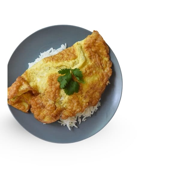 Thai Omelet on Rice.