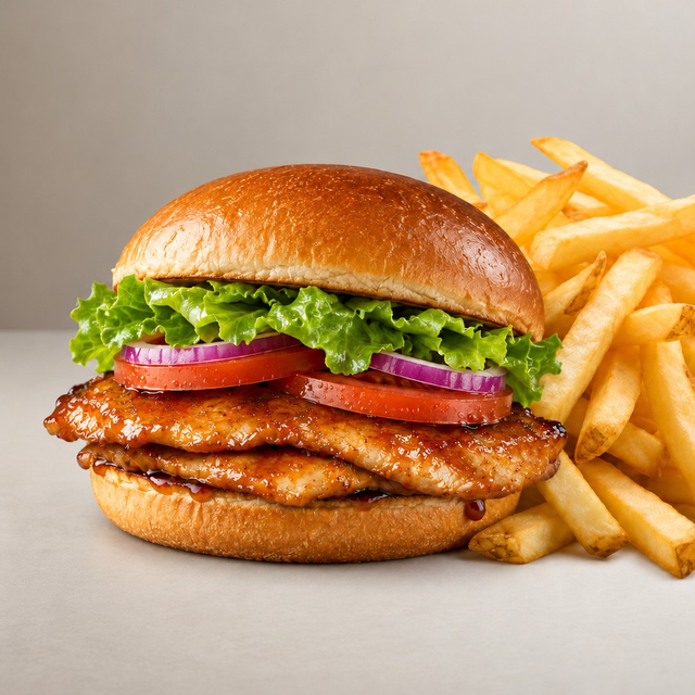 Chicken Teriyaki Sandwich.