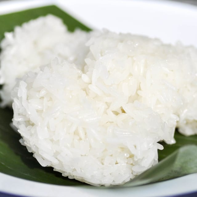 Sweet Sticky rice with Coconut Milk.