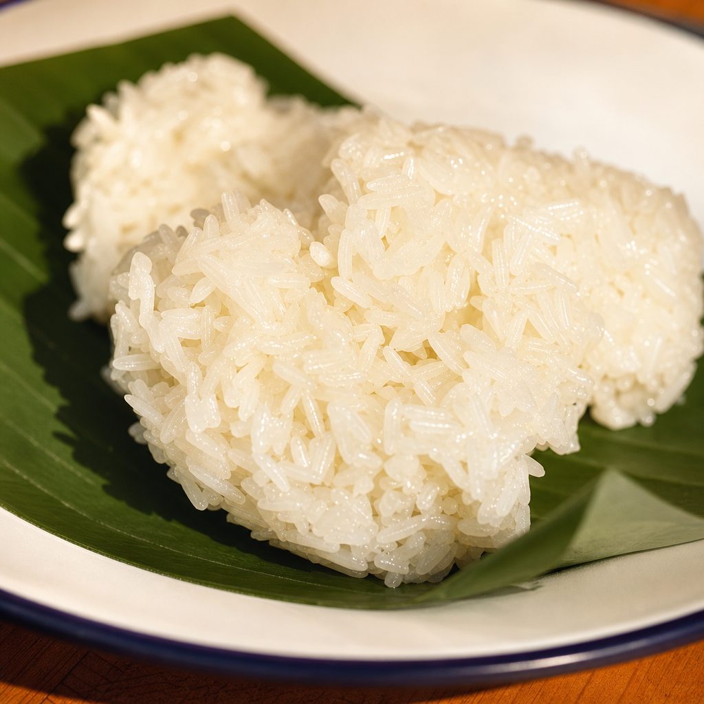 Sweet Sticky rice with Coconut Milk.
