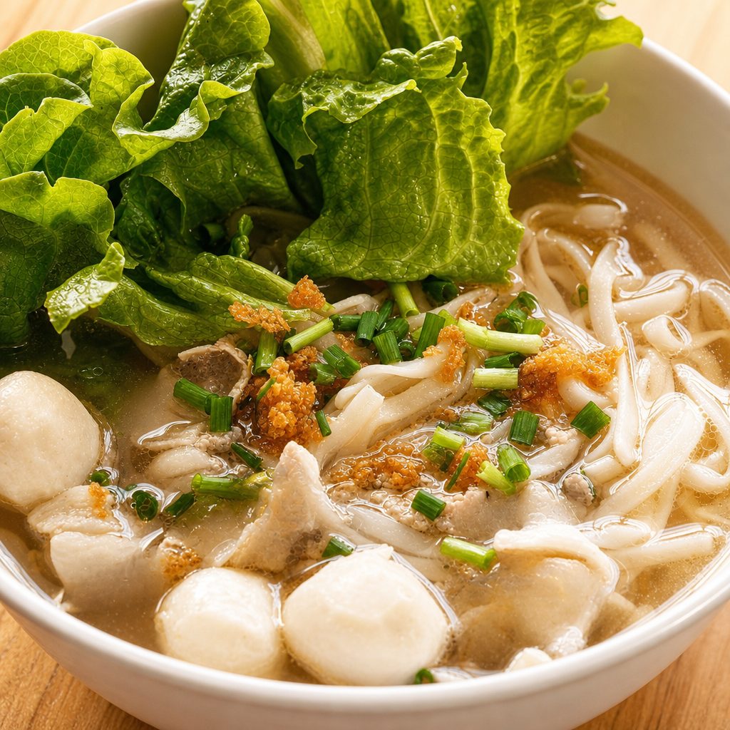 Fish Ball Noodle Soup.