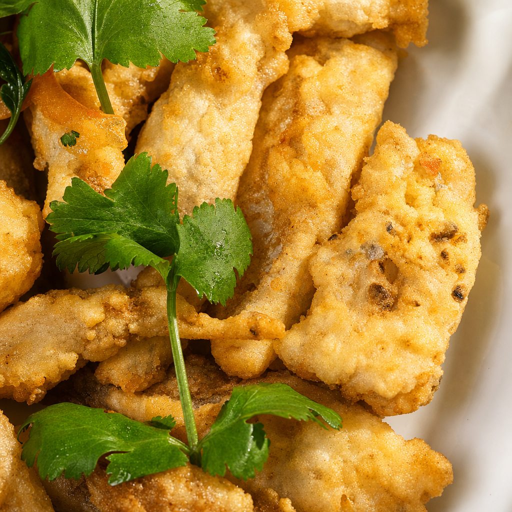 Salted Squid with Chili.