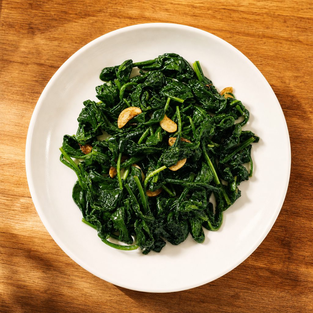 Spinach Sauteed.