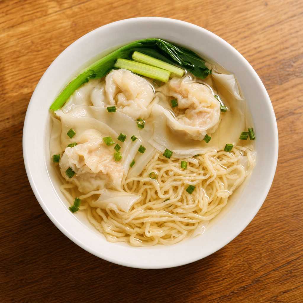 Wonton Noodle Soup.