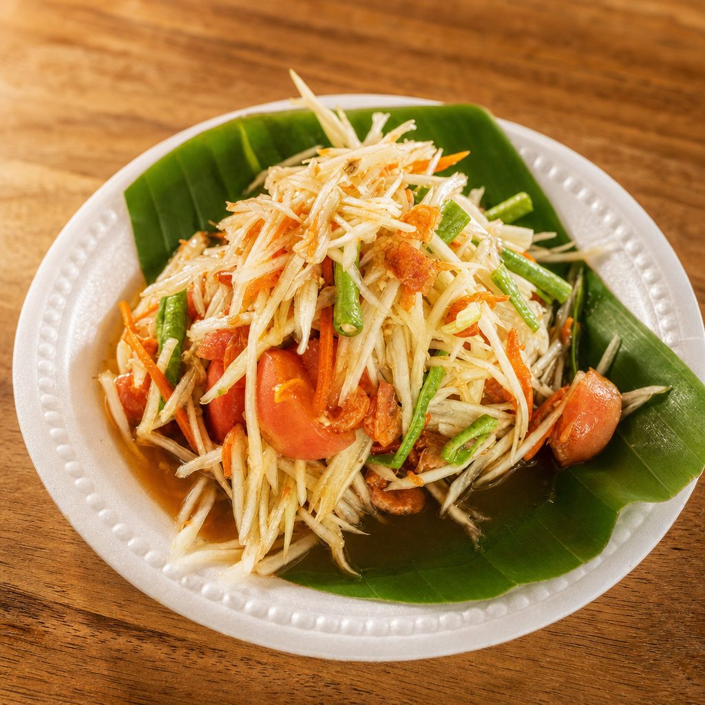 Thai Papaya Salad.