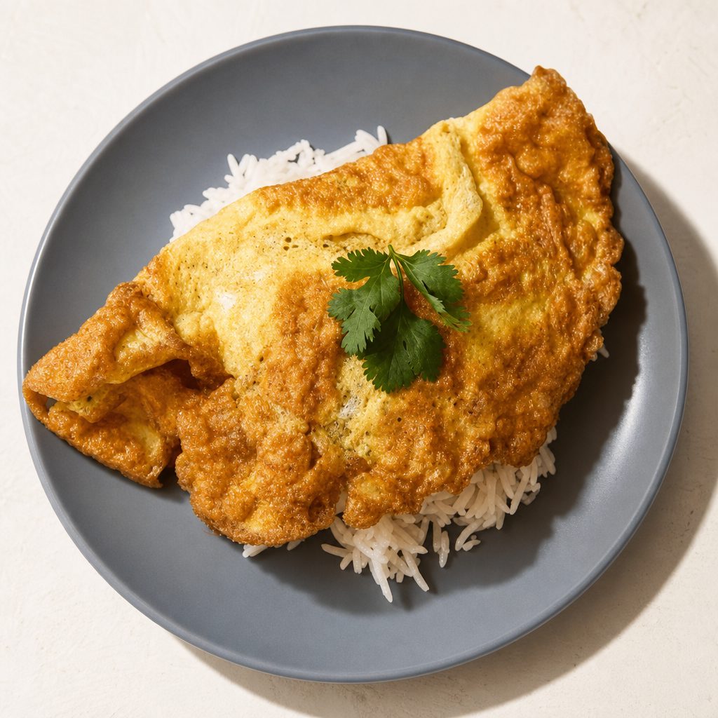 Thai Omelet on Rice.