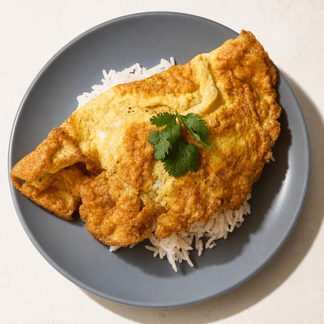 Thai Omelet on Rice.