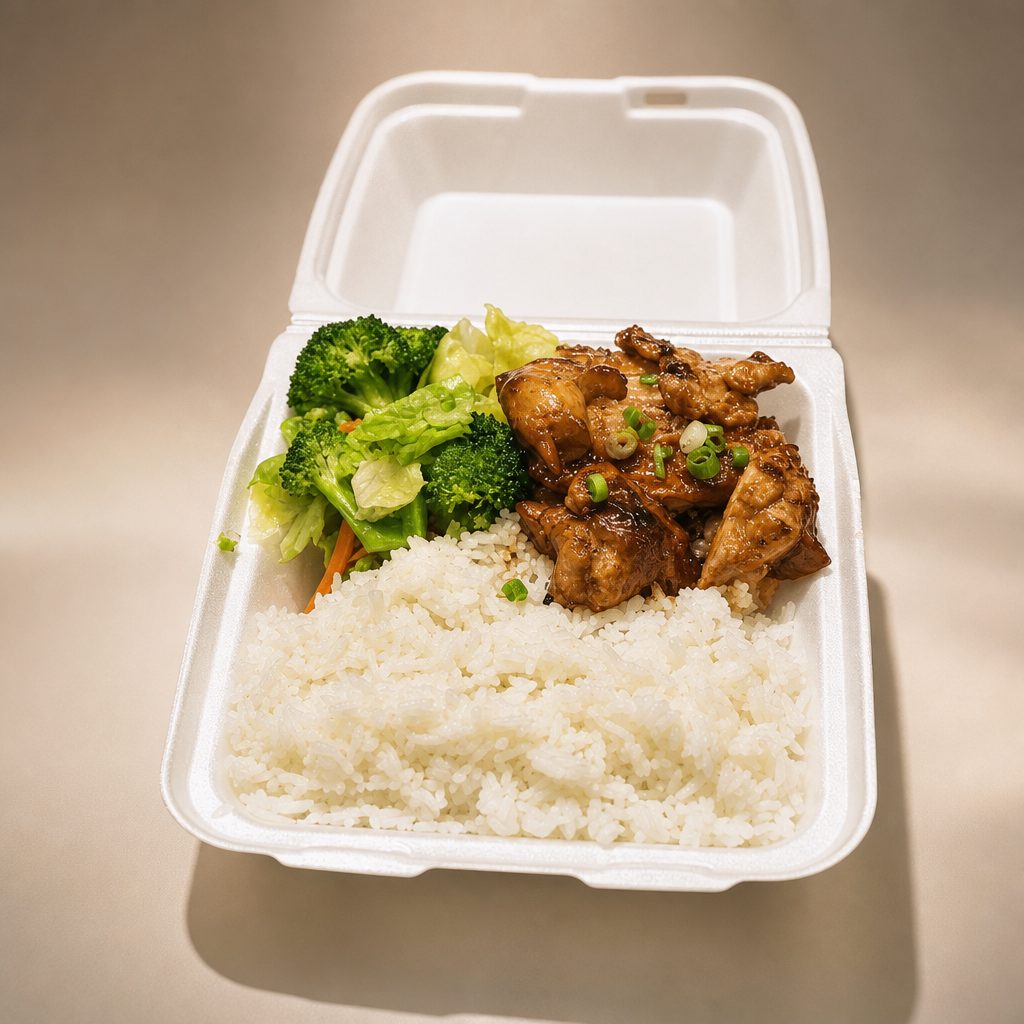 Chicken Teriyaki Plate.