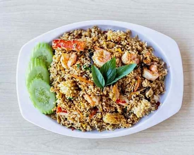 * Spicy Pineapple Fried Rice.